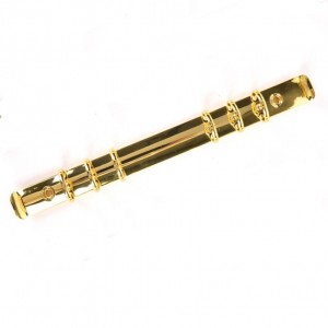 Кольцевой механизм с триггером и винтами, золото, 22 см, внутр. диам. кольца 15 мм